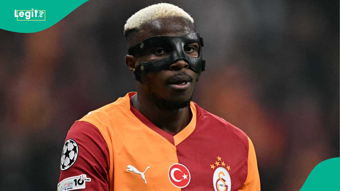Victor Osimhen, Galatasaray, Bodo/Glimt, Rams Park, Istanbul, Turkiye, UEFA Champions League. Victor Osimhen, Galatasaray, Bodo/Glimt, Rams Park, Istanbul, Turkiye, UEFA Champions League.