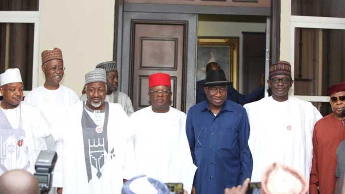 Jonathan and APC govs Jonathan and APC govs