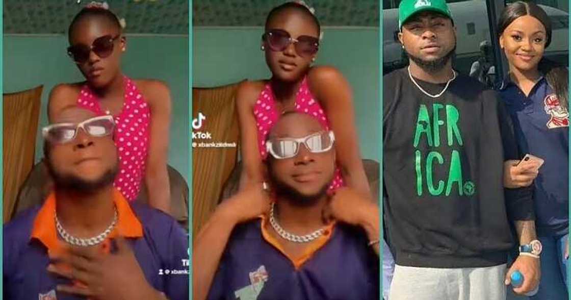 Nigerian couple with striking resemblance to singer Davido and wife Chioma trend