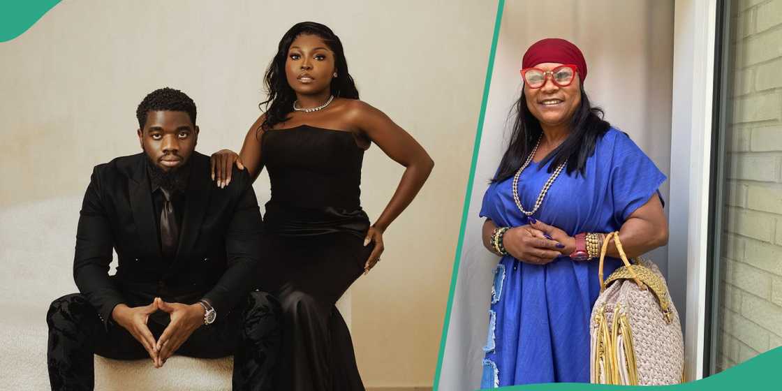 Sola Sobowale excited about her daughter's plan. Sola Sobowale excited about her daughter's plan.