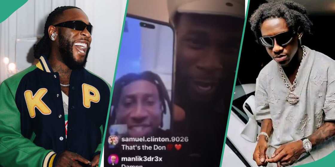 Video of Shallipopi calling Burna Boy on VC while he was IG live trends. Video of Shallipopi calling Burna Boy on VC while he was IG live trends.