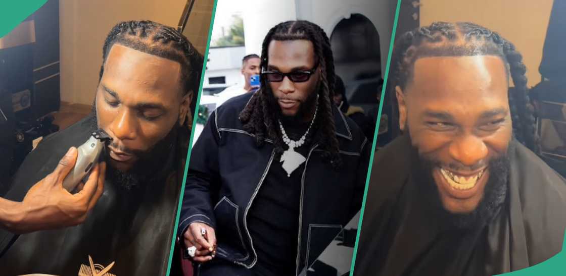 Burna Boy praises his barber in latest video Burna Boy praises his barber in latest video