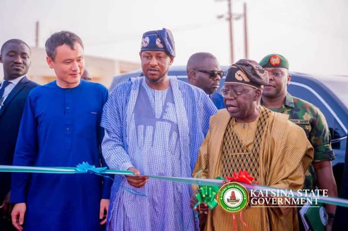 Tinubu ya ziyarci jihar Katsina Tinubu ya ziyarci jihar Katsina