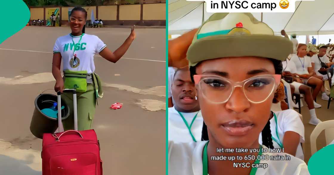 Female corps member who made N650k in NYSC camp speaks