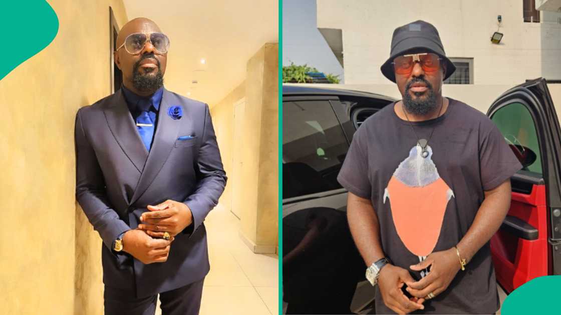 Nigerian actor Jim Iyke celebrates birthday of his son JJ.