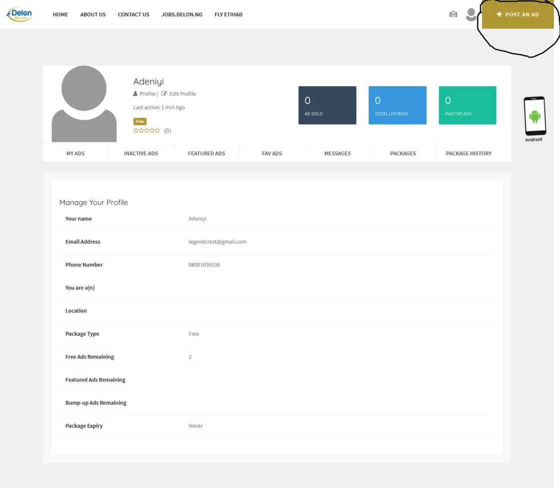 Classified Ad Review: Wondering what Delon classified ad is all about? Classified Ad Review: Wondering what Delon classified ad is all about?