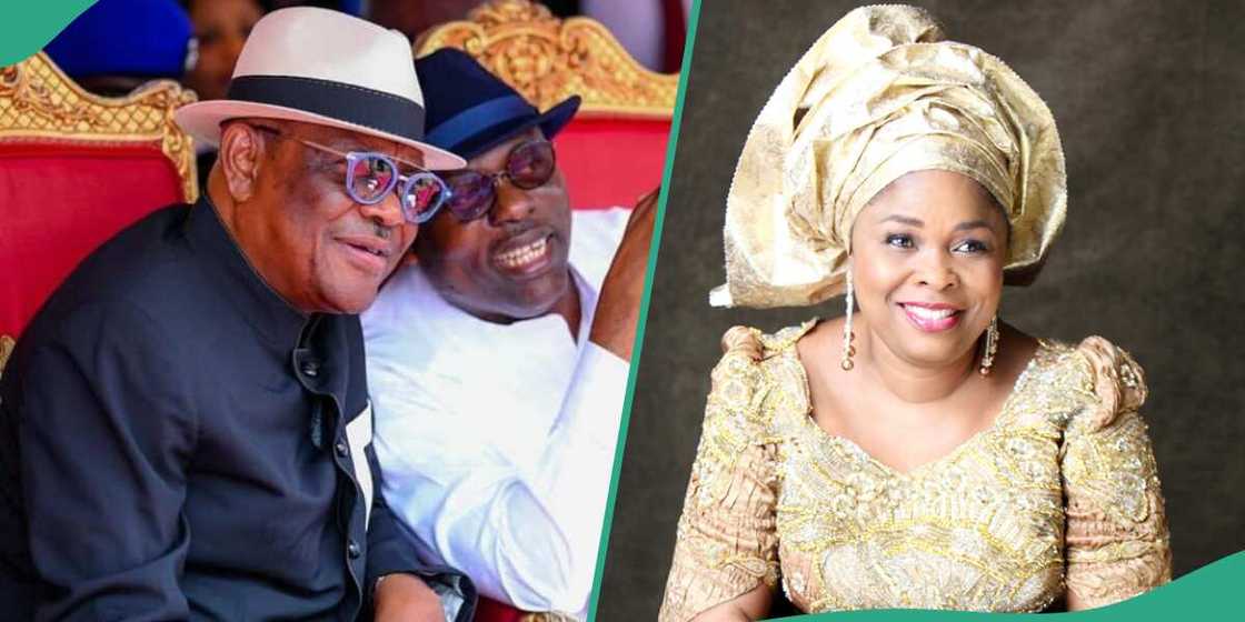 Patience Jonathan calls Wike, Fubara to order Patience Jonathan calls Wike, Fubara to order