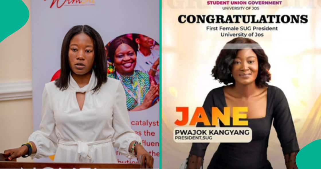 Lady wins UNIJOS SUG president election, becomes second female to do so in 35 years Lady wins UNIJOS SUG president election, becomes second female to do so in 35 years