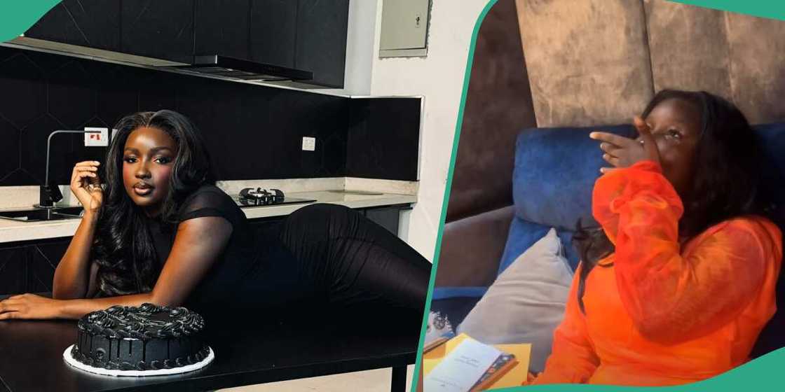 BBNaija's Saskay's boyfriend surprises her on birthday. BBNaija's Saskay's boyfriend surprises her on birthday.