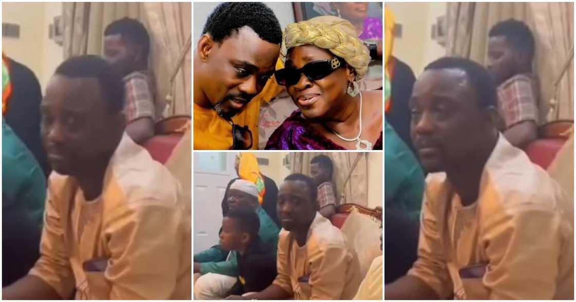 Pasuma sheds tears as he loses mother. Pasuma sheds tears as he loses mother.