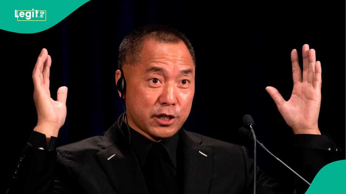 Chinese tycoon turned critic exploits followers through racketeering and cryptocurrency schemes.