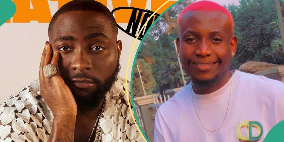 Barber brags after Davido viewed his Instastory.