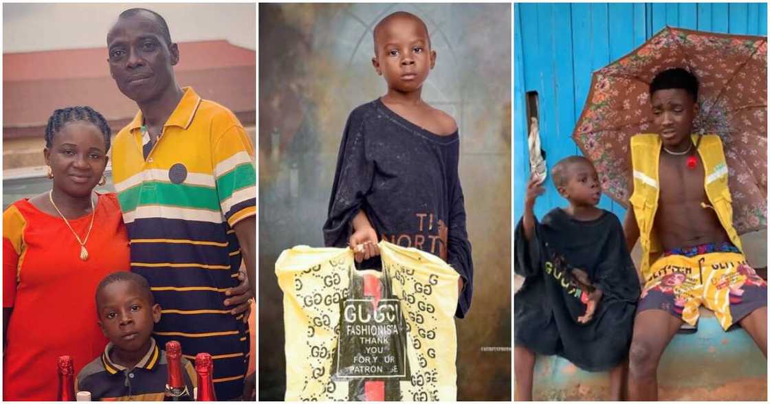 Photos of Kiriku, his parents and Umbrella Boy Photos of Kiriku, his parents and Umbrella Boy