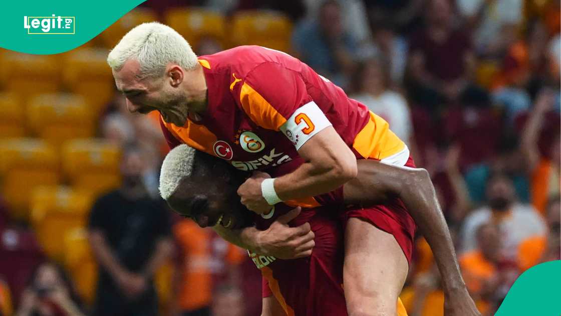 Victor Osimhen, Baris Alper Yilmaz, Galatasaray, Rennes, Istanbul, Turkiye.
