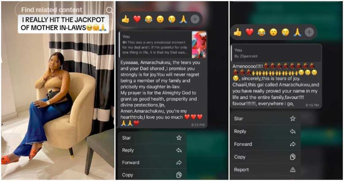 Amarachukwu Obiora, mother-in-law, messages Amarachukwu Obiora, mother-in-law, messages