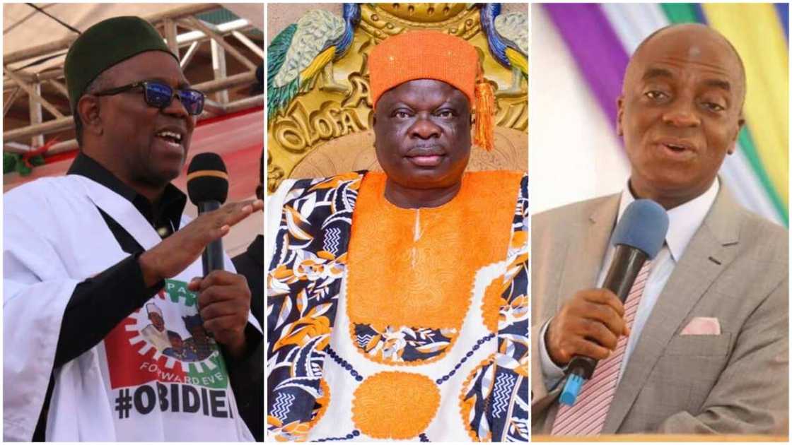 Peter Obi/Bishop David Oyedepo/Oba Mufutau Gbadamosi/Labour Party/2023 Election/Leaked Audio Peter Obi/Bishop David Oyedepo/Oba Mufutau Gbadamosi/Labour Party/2023 Election/Leaked Audio