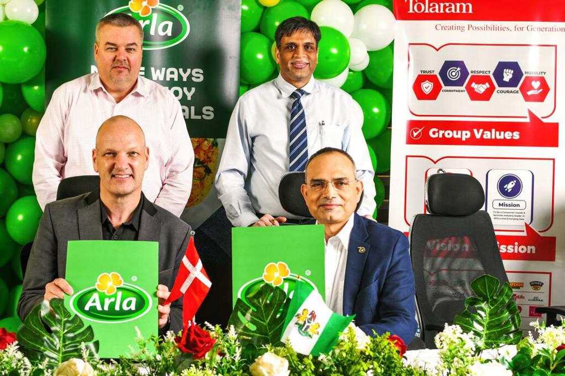 Arla Signs Construction Agreement with Tolaram on Kaduna Commercial Dairy Farm