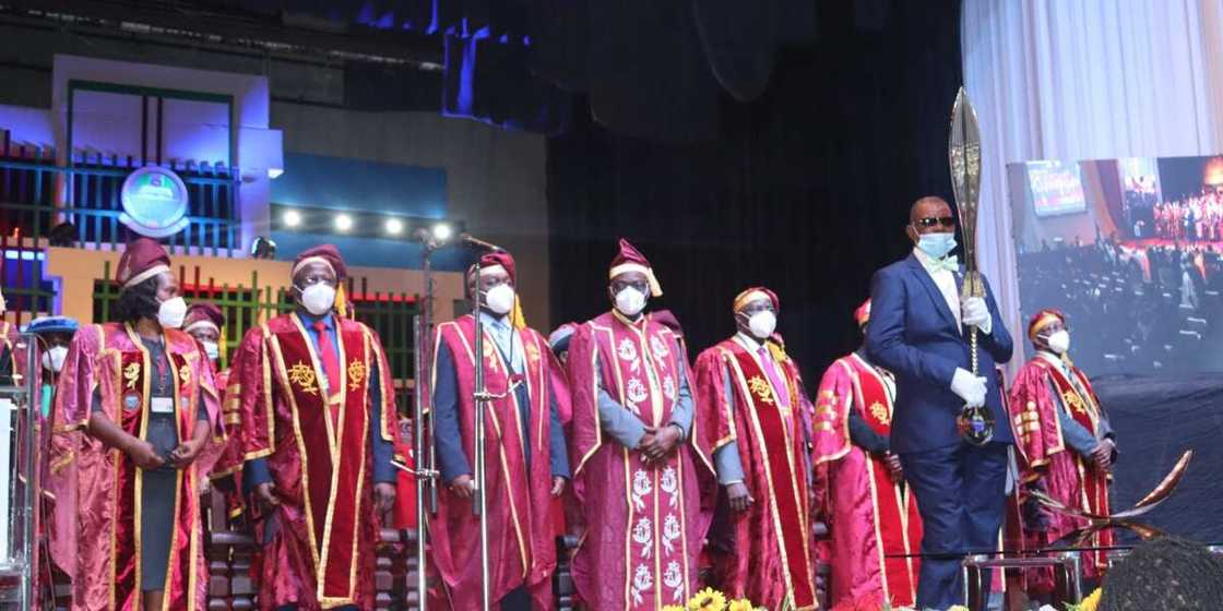 Some UNILAG professors during an inaugural lecture Some UNILAG professors during an inaugural lecture