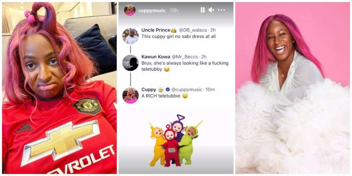 DJ Cuppy replies Twitter troll who said she dresses like teletubbie DJ Cuppy replies Twitter troll who said she dresses like teletubbie