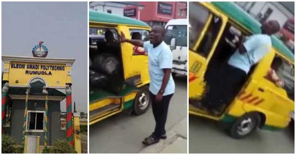 Captain Elechi Amadi Polytechnic, Rumuola in Port Harcourt, unpaid salaries, bus conductor, Zoe Tamunotonye Captain Elechi Amadi Polytechnic, Rumuola in Port Harcourt, unpaid salaries, bus conductor, Zoe Tamunotonye