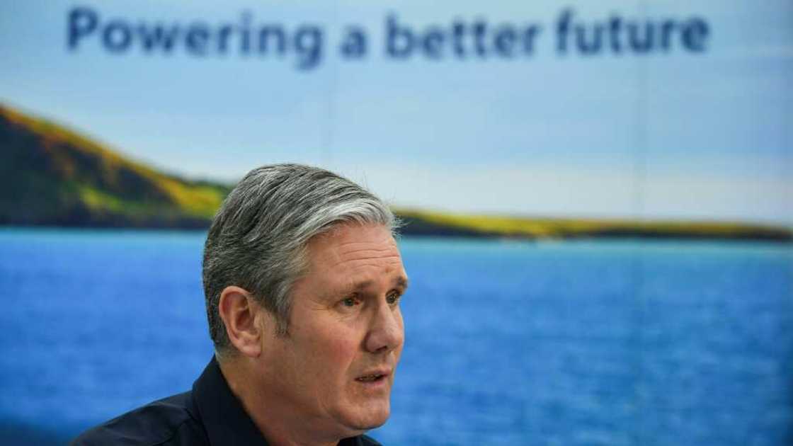 Labour leader Keir Starmer suggested the UK could become a 'clean energy superpower' Labour leader Keir Starmer suggested the UK could become a 'clean energy superpower'