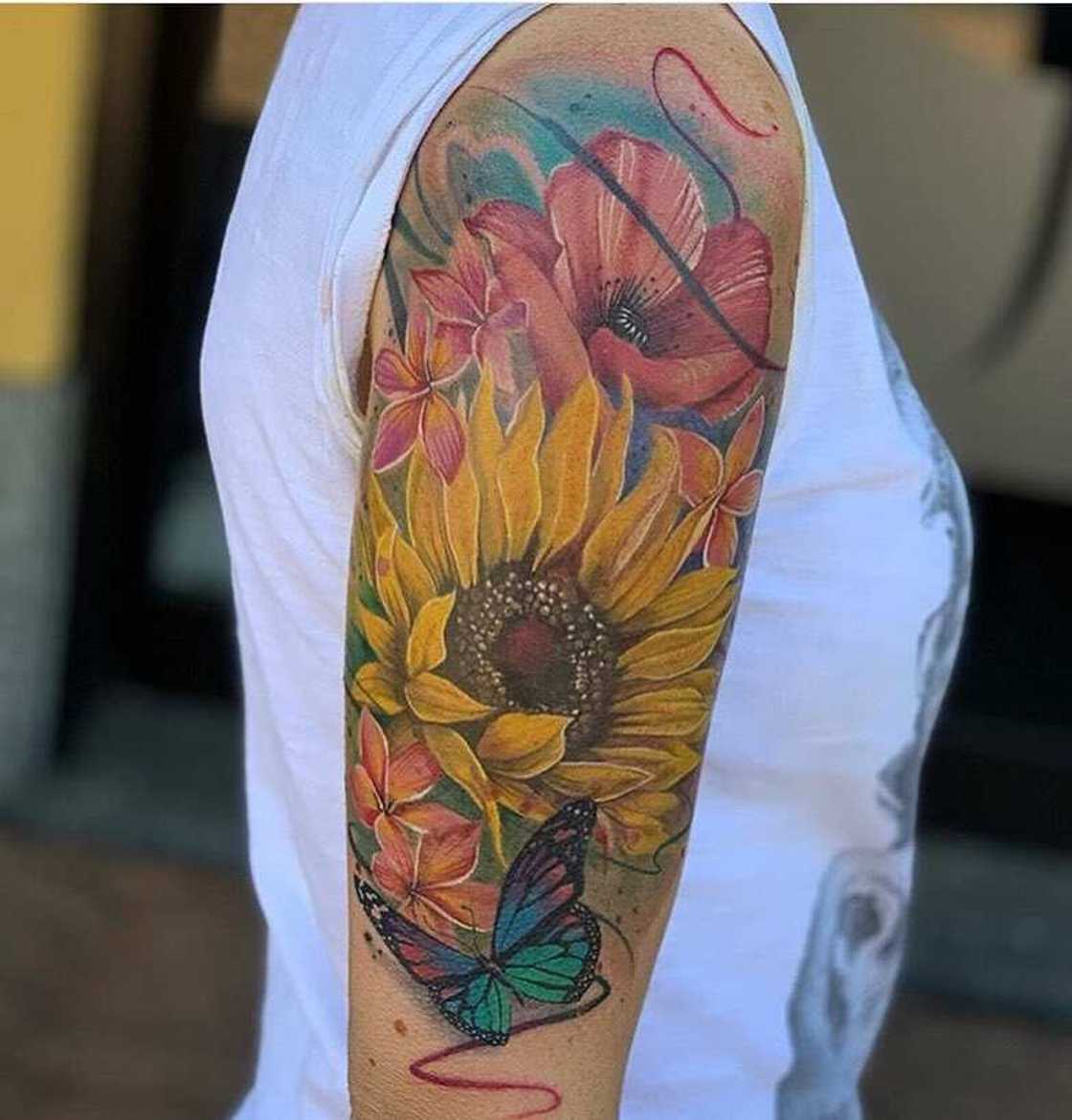 Sunflower tattoo Sunflower tattoo