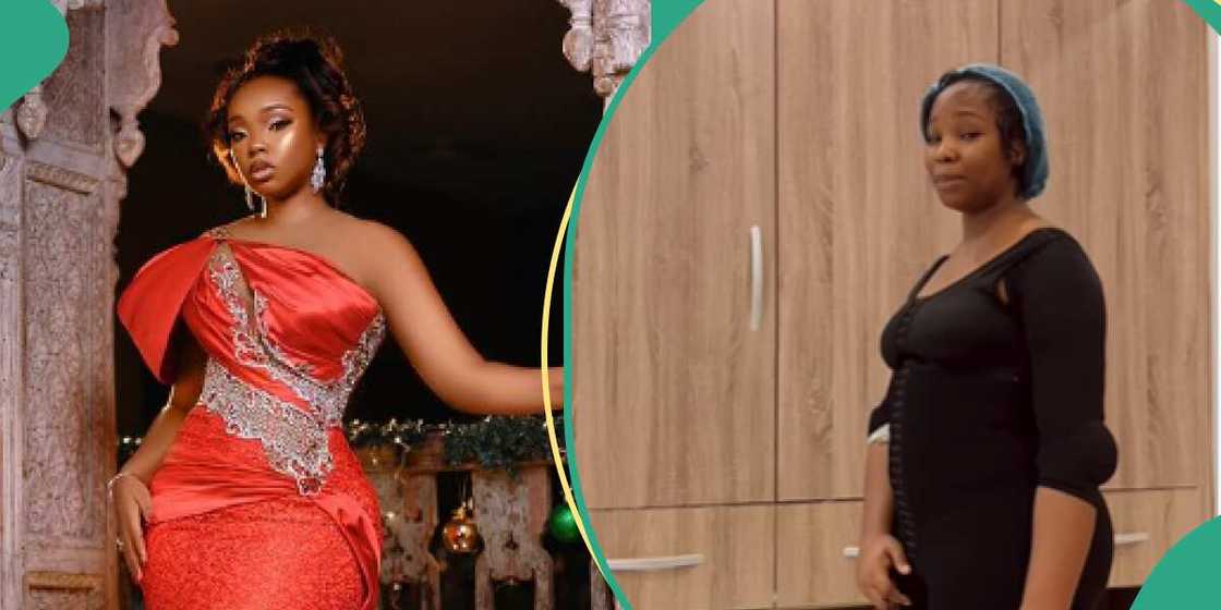 BBNaija's Bambam undergoes cosmetic surgery. BBNaija's Bambam undergoes cosmetic surgery.