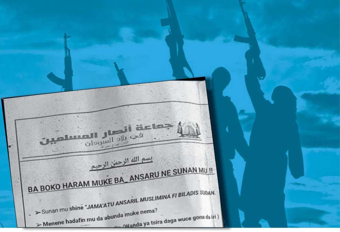 Kungiyar ta'addancin Ansaru na diban ma'aikata a Kaduna, suna raba goron Sallah Kungiyar ta'addancin Ansaru na diban ma'aikata a Kaduna, suna raba goron Sallah