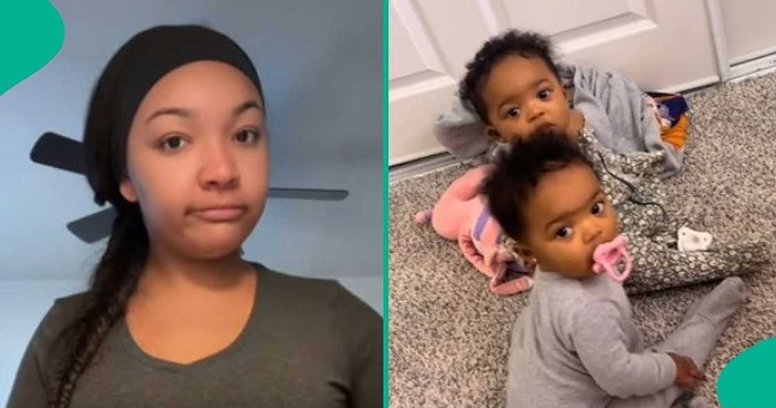 Mum who entered twin daughters' room without knocking shares cute video