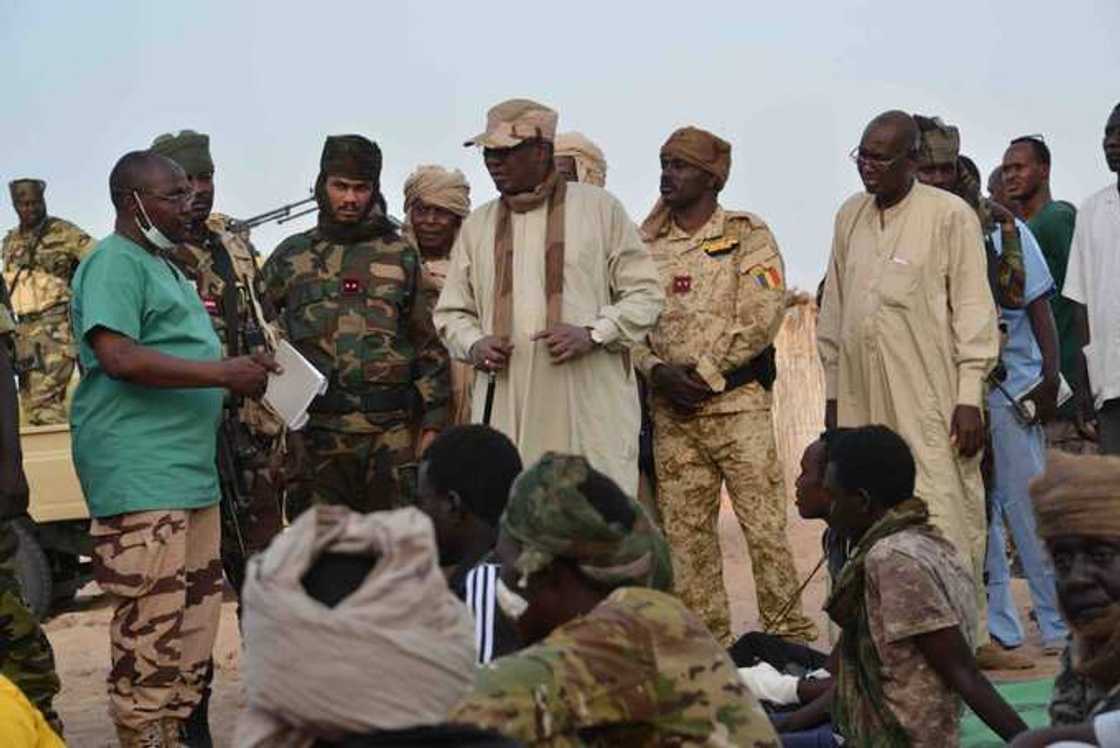 Shugaban kasar Chadi ya jagoranci sojojinsa zuwa rumbun makaman Boko Haram a Sambisa (Hotuna)