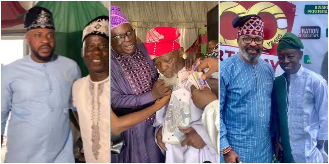 Odunlade Adekola at Veteran Actor Agbako’s 100th Birthday party, Actor Agbako celebrates 100 years in Ogun State Odunlade Adekola at Veteran Actor Agbako’s 100th Birthday party, Actor Agbako celebrates 100 years in Ogun State