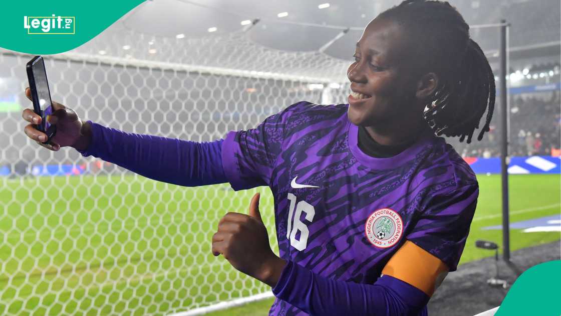 Chiamaka Nnadozie, Super Falcons, Nigeria, Angers, France. Chiamaka Nnadozie, Super Falcons, Nigeria, Angers, France.