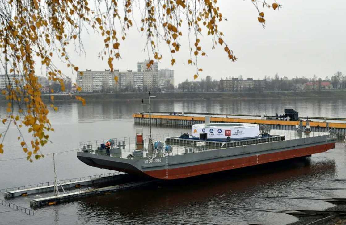 The nine-metre-wide coil weighs 200 tonnes and has been tightly wrapped to withstand a two-week trip to Marseille, southern France The nine-metre-wide coil weighs 200 tonnes and has been tightly wrapped to withstand a two-week trip to Marseille, southern France