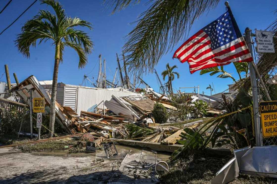Hurricane Ian left parts of Fort Myers Beach, Florida utterly leveled Hurricane Ian left parts of Fort Myers Beach, Florida utterly leveled