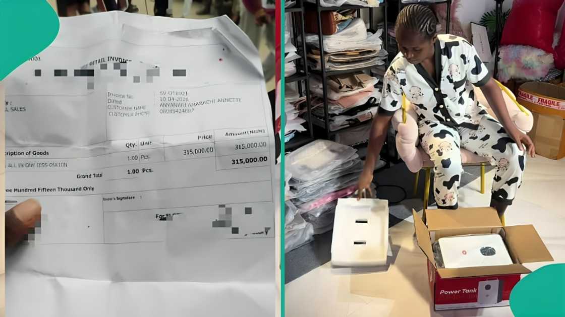 Lady goes viral after installing solar system, displays payment receipt online