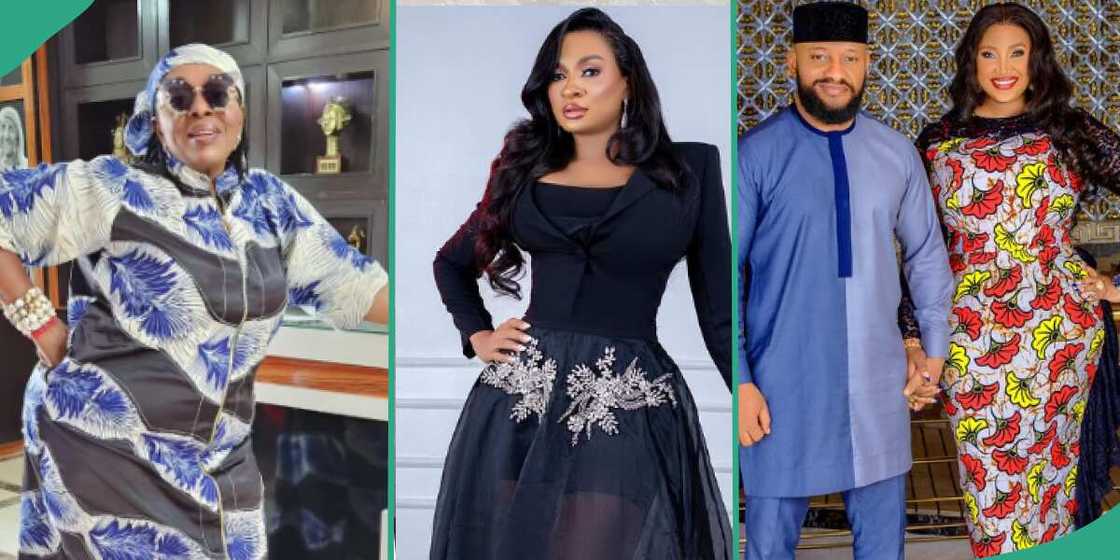 Rita Edochie shades Yul and Judy Austin over car video. Rita Edochie shades Yul and Judy Austin over car video.