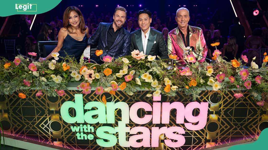 Special guest judge Jon M. Chu joins the Dancing with the Stars judges panel: Carrie Ann Inaba, Derek Hough, Bruno Tonioli