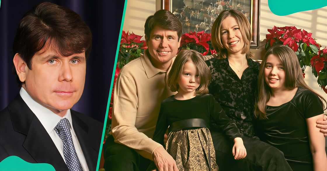 Rod Blagojevich, his wife, and their daughters Rod Blagojevich, his wife, and their daughters