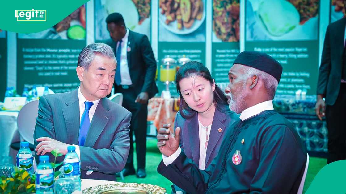 China's FM Wang YI Meets Nigeria's FM Yusuf Maitama Tuggar