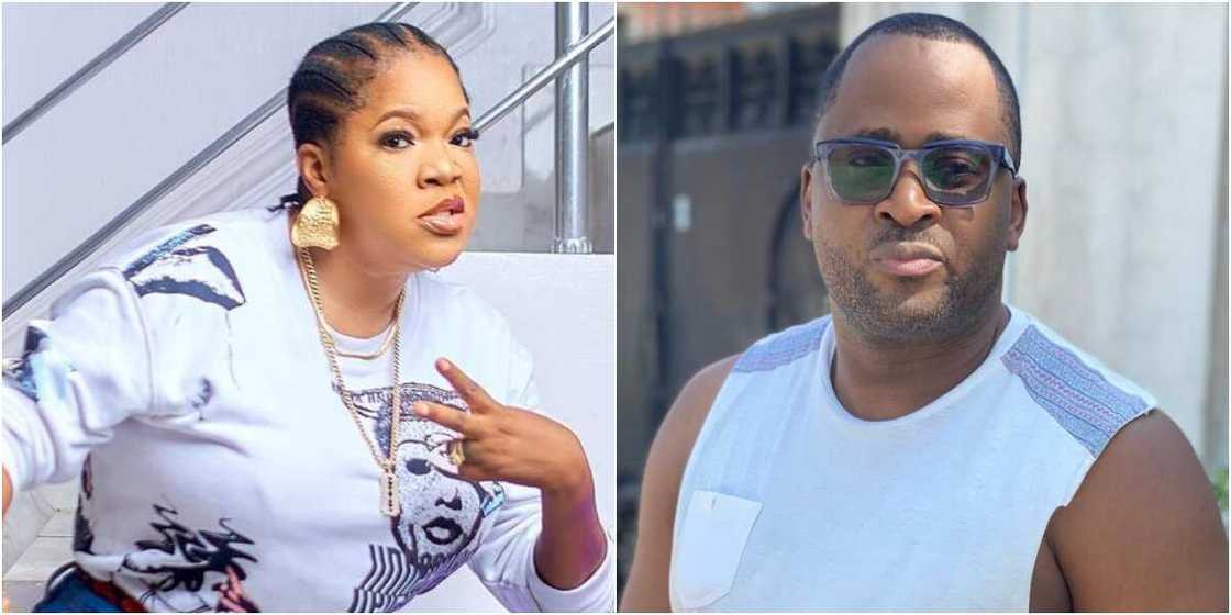 Toyin Abraham and Desmond Elliot Toyin Abraham and Desmond Elliot