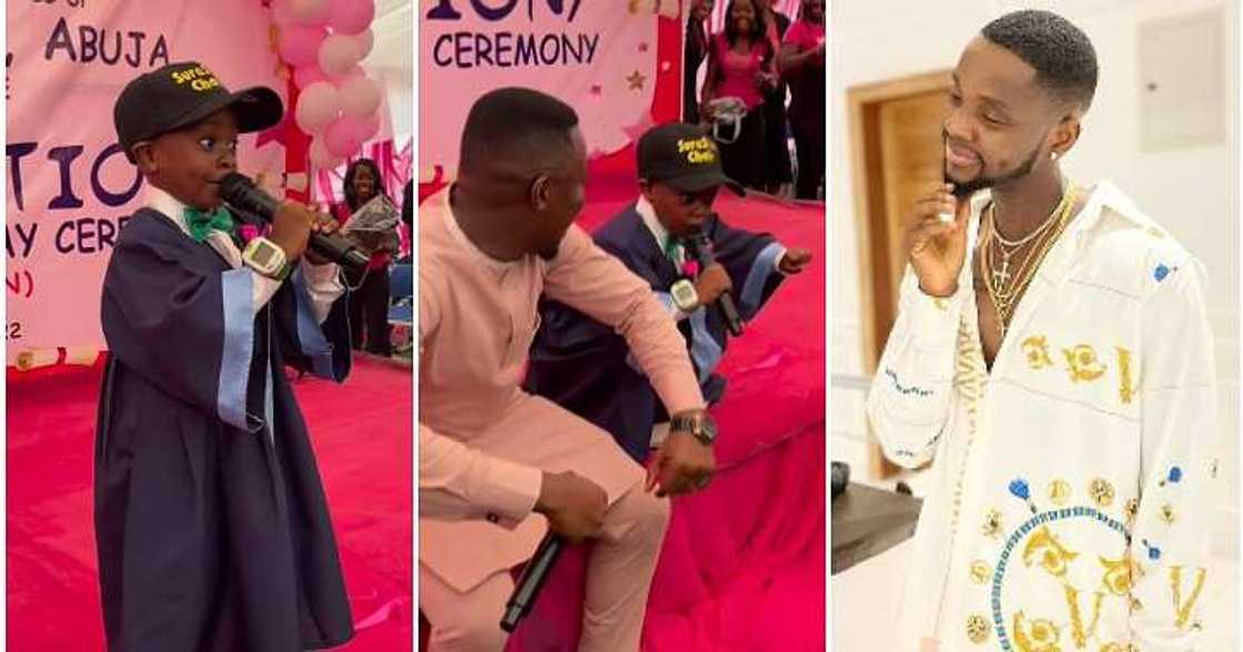 Little boy Buga, Kizz Daniel reacts, gift Little boy Buga, Kizz Daniel reacts, gift