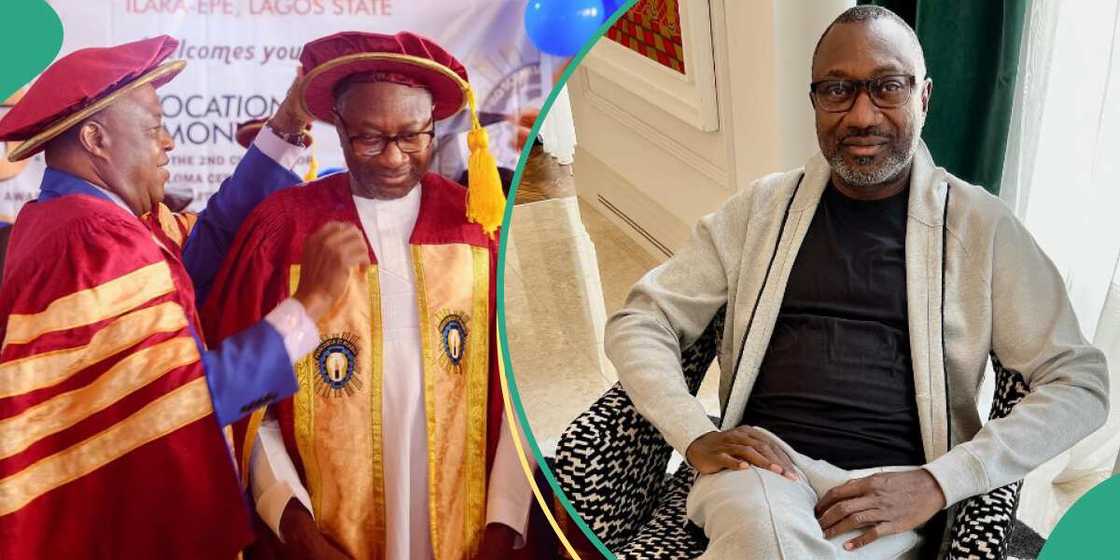 Femi Otedola's inauguration as Augustine university chancellor Femi Otedola's inauguration as Augustine university chancellor