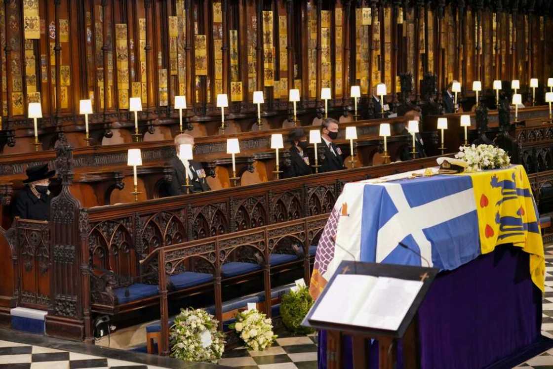 Queen Elizabeth II cut a solitary figure at the funeral of her husband, held during the coronavirus restrictions Queen Elizabeth II cut a solitary figure at the funeral of her husband, held during the coronavirus restrictions