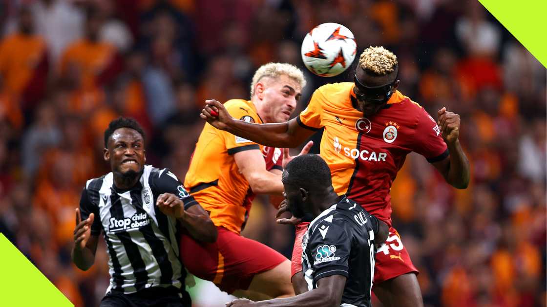 Victor Osimhen in action for Galatasaray