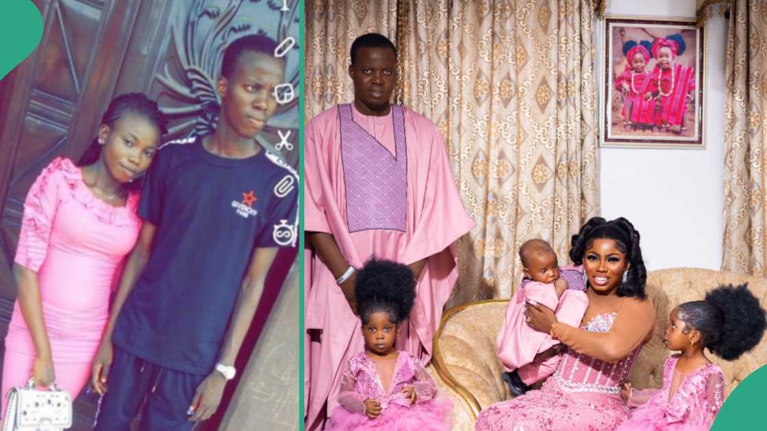 Lady shares throwback photo. Lady shares throwback photo.