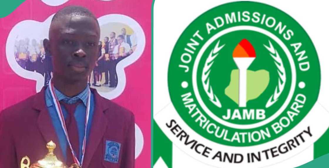 UTME result of boy looking up to Albert Einstein surfaces online UTME result of boy looking up to Albert Einstein surfaces online