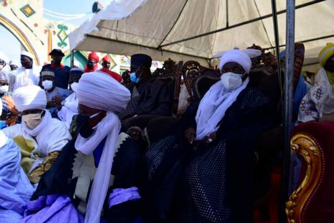 Hotunan yadda aka yi addu'ar ukun marigayi Sarki Zazzau, Alhaji Shehu Idris