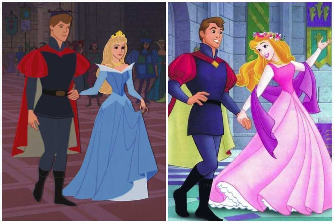 Iconic cartoon couples