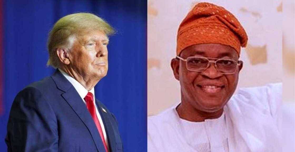 PDP says Oyetola is Trump PDP says Oyetola is Trump