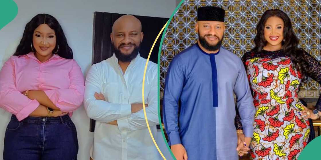Yul Edochie and Judy Austin dancing Yul Edochie and Judy Austin dancing